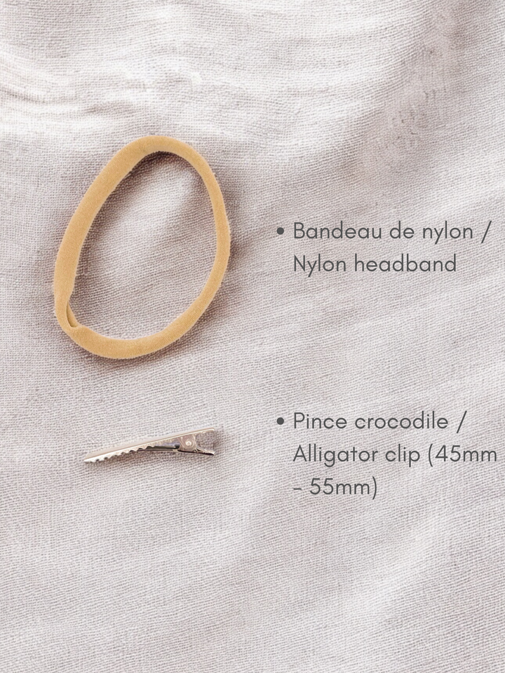 Boucle en lin personnalisée