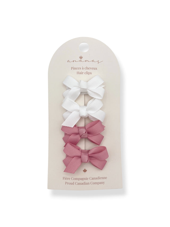 Bouclettes - Blanc/Rose