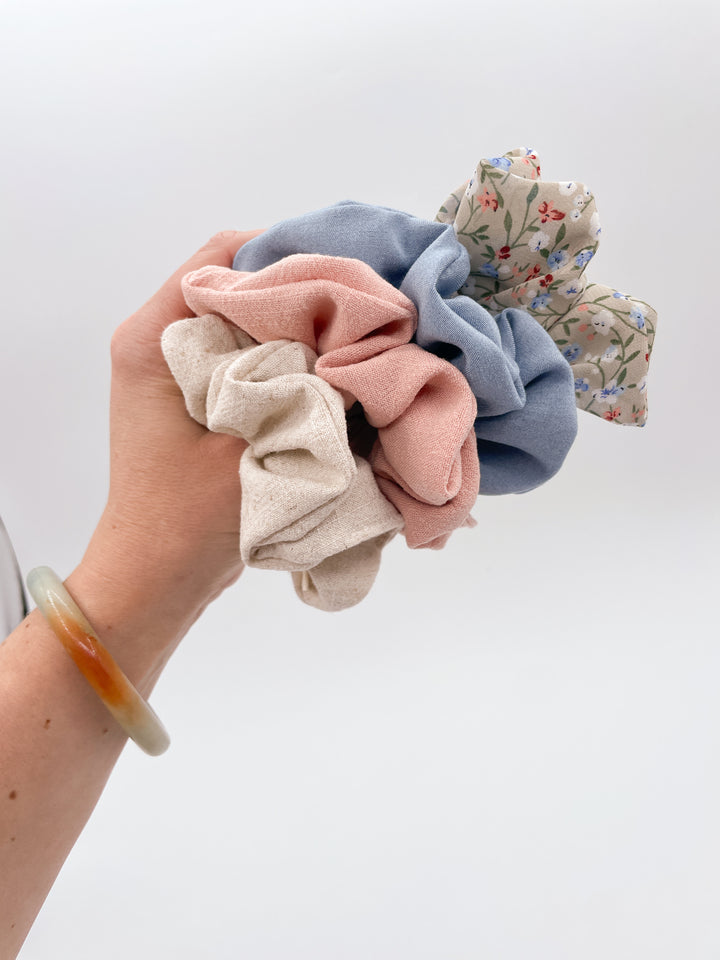 Chouchou en Lin - Blush