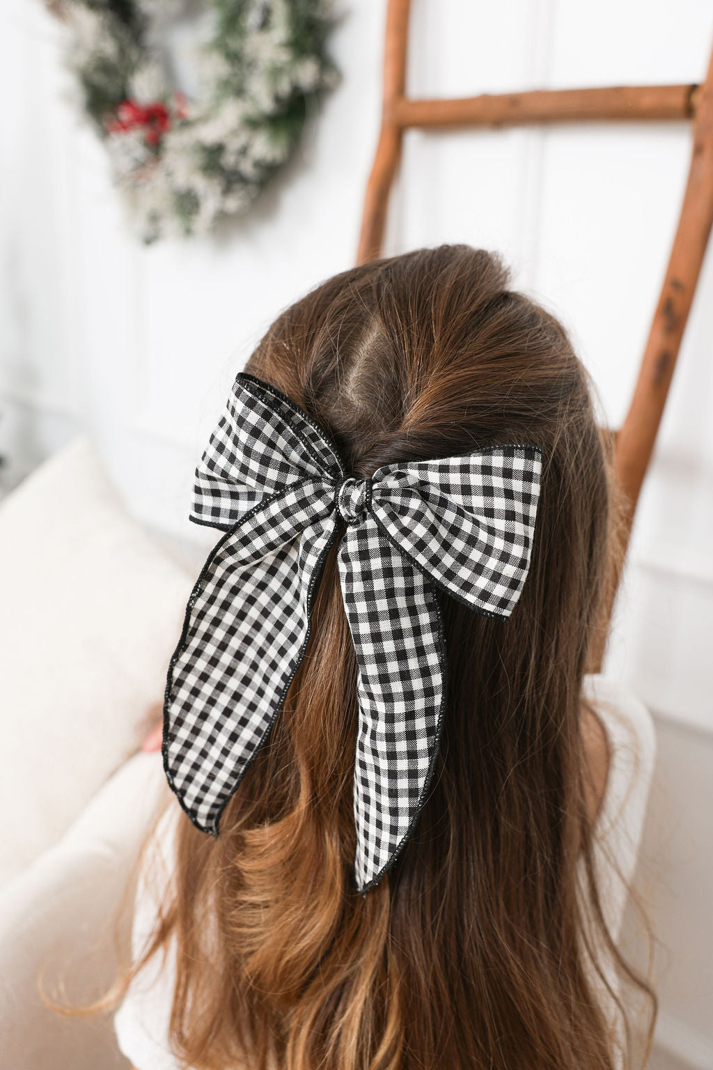 Boucle Fable L -  Vichy Noir