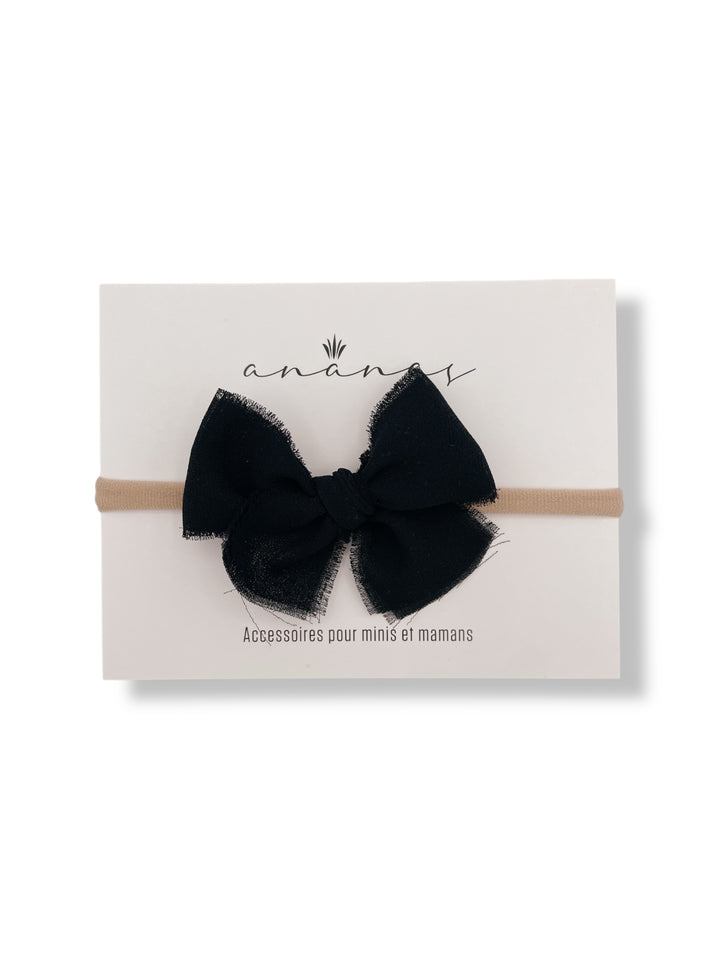 Boucle Chiffon - Noir